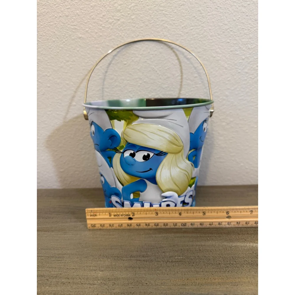 Smurfs 2025 AMC Exclusive Popcorn Bucket Tin Smurfette